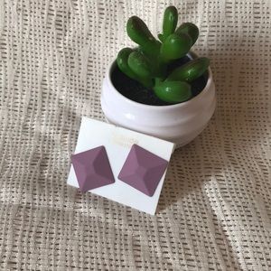 💜 Purple earrings